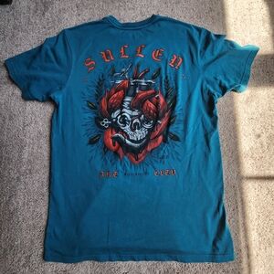 Men's Blue Graphic T-Shirt